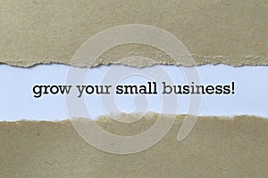 Grow your small business