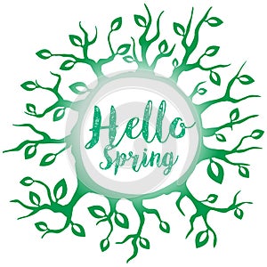 The Growing Branches from the Tree Cut