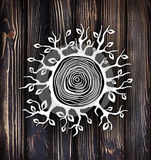 The Growing Branches from the Tree Cut