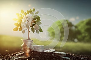 A Growing Investment: Coins Stack Up to Plant a Tree