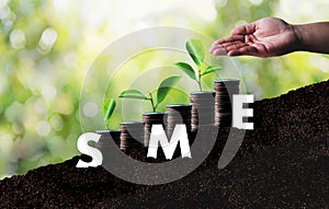 Growing Savings business SME or Small and medium-sized enterprise