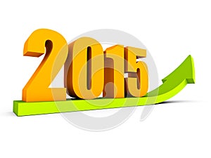 Growing up 2015 year success arrow