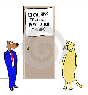 Growl - Hiss Conflict Meeting