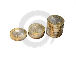 Growth of 10 rupees India coins