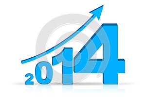 Growth 2014 with arrow