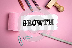 Growth. Development, success, career and profit concept