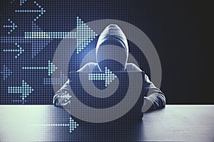 Growth and hacking concept