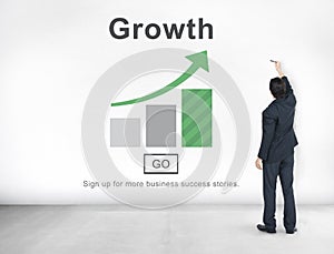 Growth Improvement Business Forward Process Concept