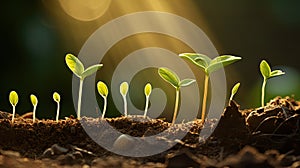 growth sprouting seed