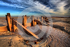 Groynes at Spurn Point