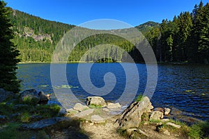 GroÃŸer Arbersee is a lake in Bayerischer Wald, Bavaria, Germany