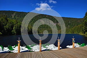 GroÃŸer Arbersee is a lake in Bayerischer Wald, Bavaria, Germany