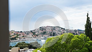 GruÃÂ¾, a neighborhood in Dubrovnik, Croatia, Adriatic sea. Harbor and bay. Harbor boats. Port, harbor, ferry terminal, cruise port