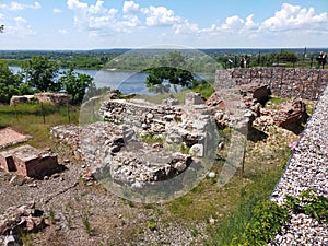 Grudzi?dz - the ruins of Teutonic castle.