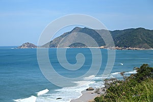 Playa en Oeste zona de brasil 