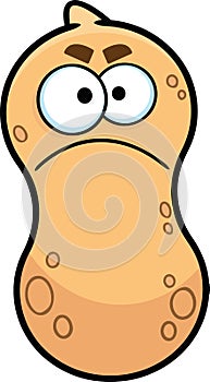 Grumpy Cartoon Peanut