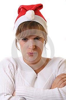 Grumpy Mrs. Santa
