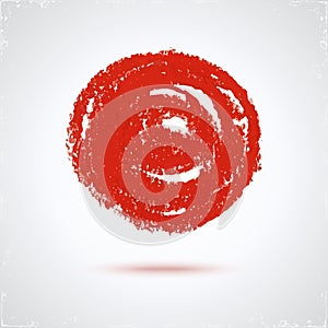 Grunde paint circle.