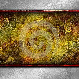 Grundge gold texture background photo