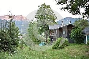 Grundlsee village in Austria