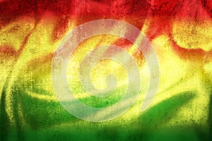 Grunge abstract rastafarian colors background view