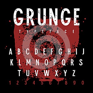 Grunge alphabet 011