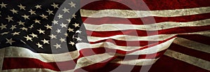 Grunge American flag