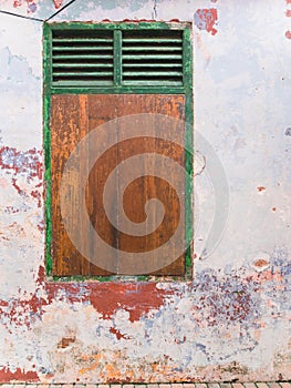 Grunge antique window