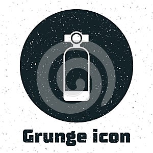 Grunge Aqualung icon isolated on white background. Oxygen tank for diver. Diving equipment. Extreme sport. Diving