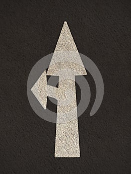 Grunge arrow signs road