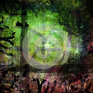 Grunge art style background