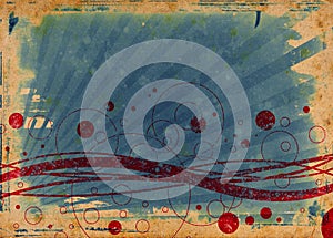 Grunge art style textured abstract background