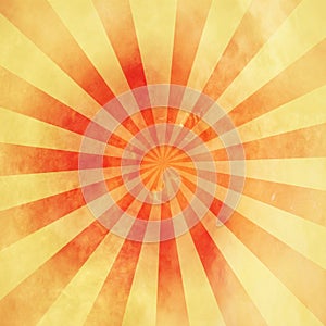 Grunge backgrond sunburst vintage