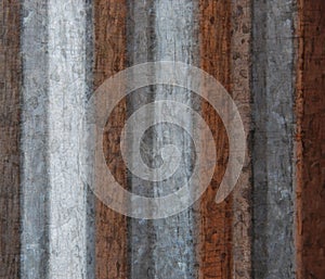 Grunge Background from Corrugated Metal