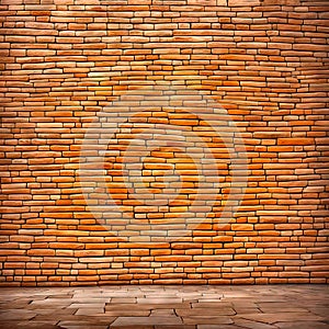 Grunge background with the texture of old brick wall. Antique masonry with bricks of different sizes and colors creates an