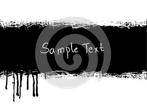 Grunge banner. Vector illustration