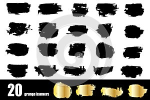 Grunge banners template backgrounds for promotion