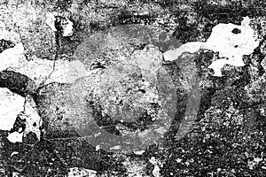 Grunge black and white distress texture . Grunge scratch and texture or ackground. Vintage or grungy of Old cement wall background