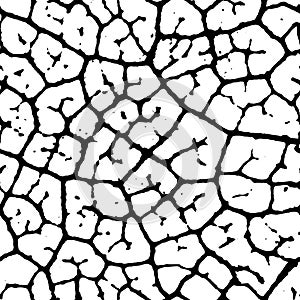 Grunge black and white seamless pattern.