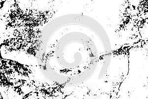 Grunge black and white texture background Vector. Use for decoration, aging or old layer