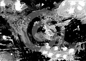 Grunge black and white urban vector texture template. Dark Dirty Dust Overlay Distress Background. Easily create an abstract