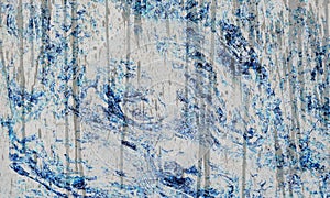 Grunge blue and black wall texture of concrete floor background for creation abstract.