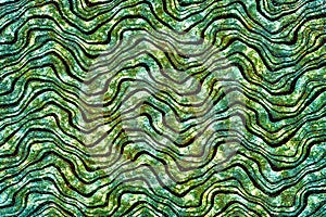 Grunge  blue  and green  turqouise  wavy pattern