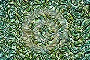 Grunge  blue  and green  turqouise  wavy pattern photo