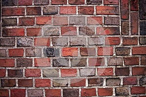 Grunge brick wall photo