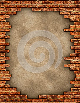 Grunge brick wall texture