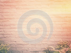 Grunge brick wall texture background