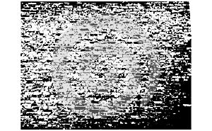 Grunge Brick Wall Texture in Xerography Halftone Style, Black and White Vector Background for Posters