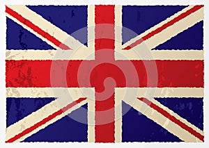 Grunge british flag
