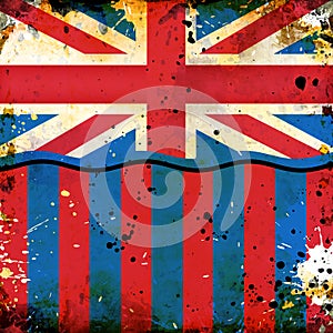 Grunge British flag